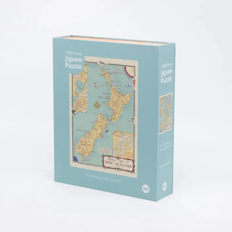 100% NZ: Tourist Map of NZ Puzzle (1000pc Jigsaw)