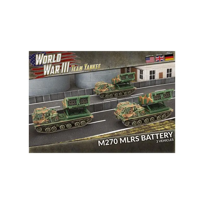 Team Yankee: M270 MLRS Rocket Launcher Battery (x3 Plastic)