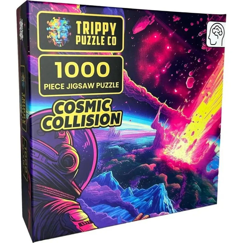 Trippy Puzzles: Cosmic Collision Puzzle (1000pc Jigsaw)