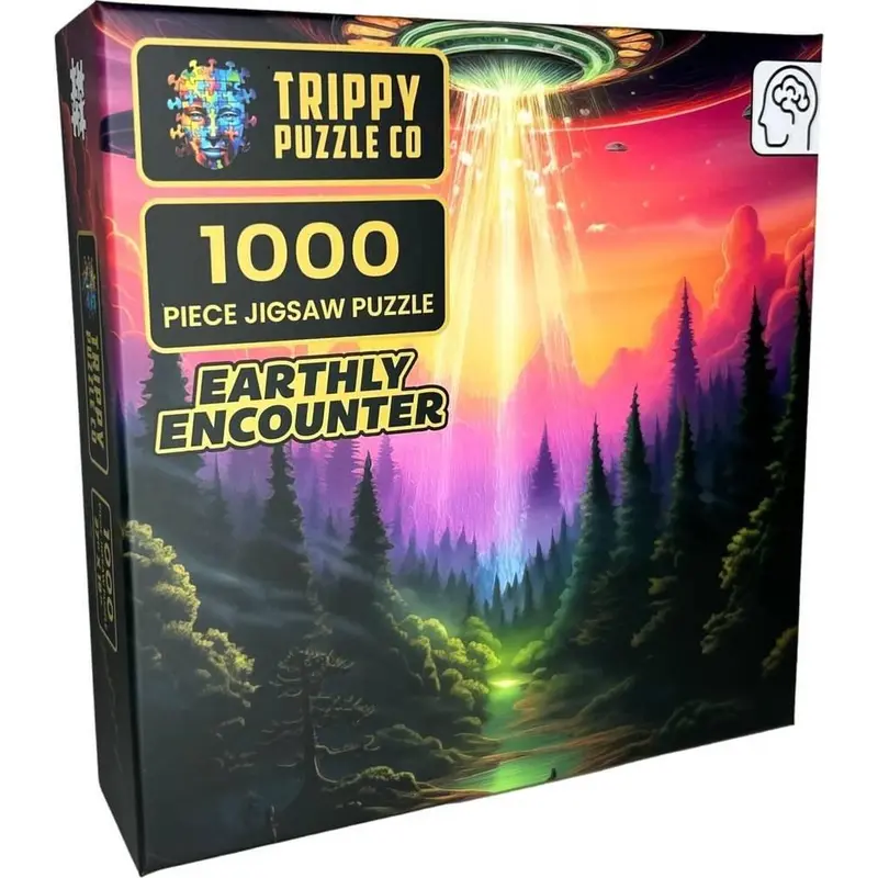 Trippy Puzzles: Earthly Encounter Puzzle (1000pc Jigsaw)