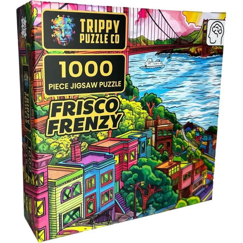 Trippy Puzzles: Frisco Frenzy Puzzle (1000pc Jigsaw)