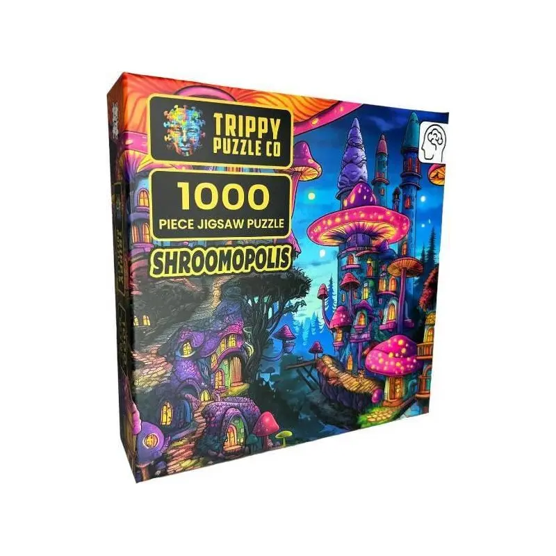 Trippy Puzzles: Shroompolois Puzzle (1000pc Jigsaw)
