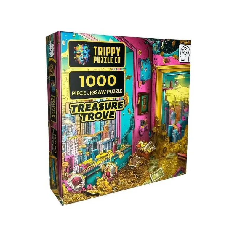 Trippy Puzzles: Treasure Trove Puzzle (1000pc Jigsaw)