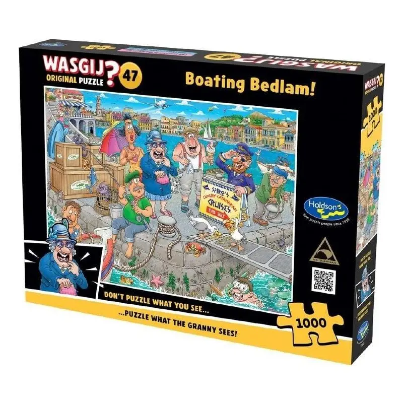 Wasgij Original #47: Boating Bedlam Puzzle (1000pc Jigsaw)