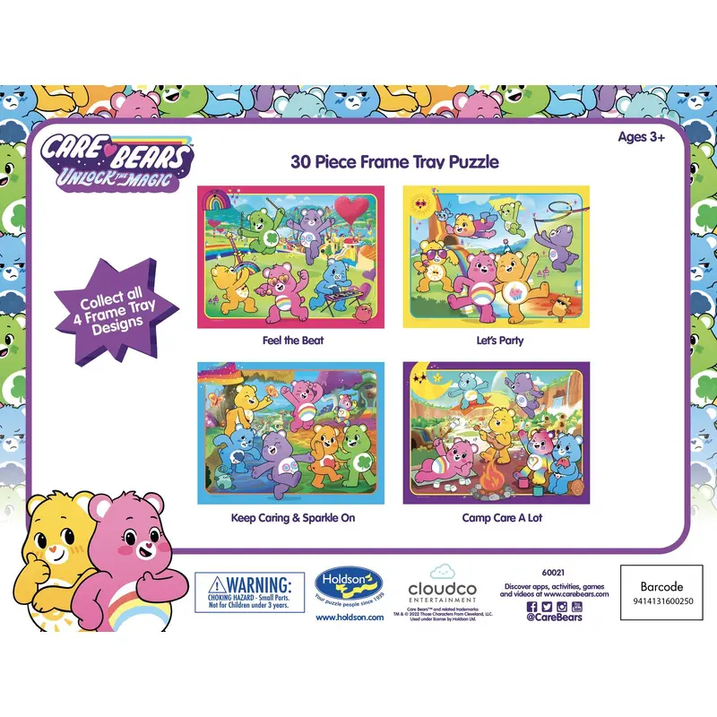 Care Bears: Frame Tray Puzzles (4x30pc)