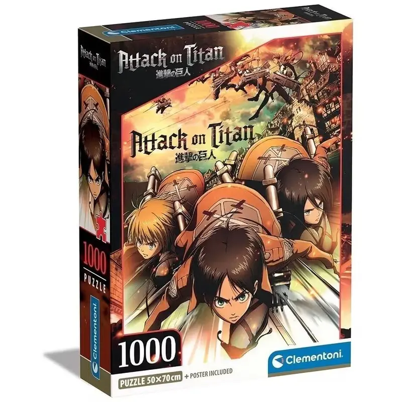 Clementoni: Attack On Titan - Puzzle (1000pc Jigsaw)