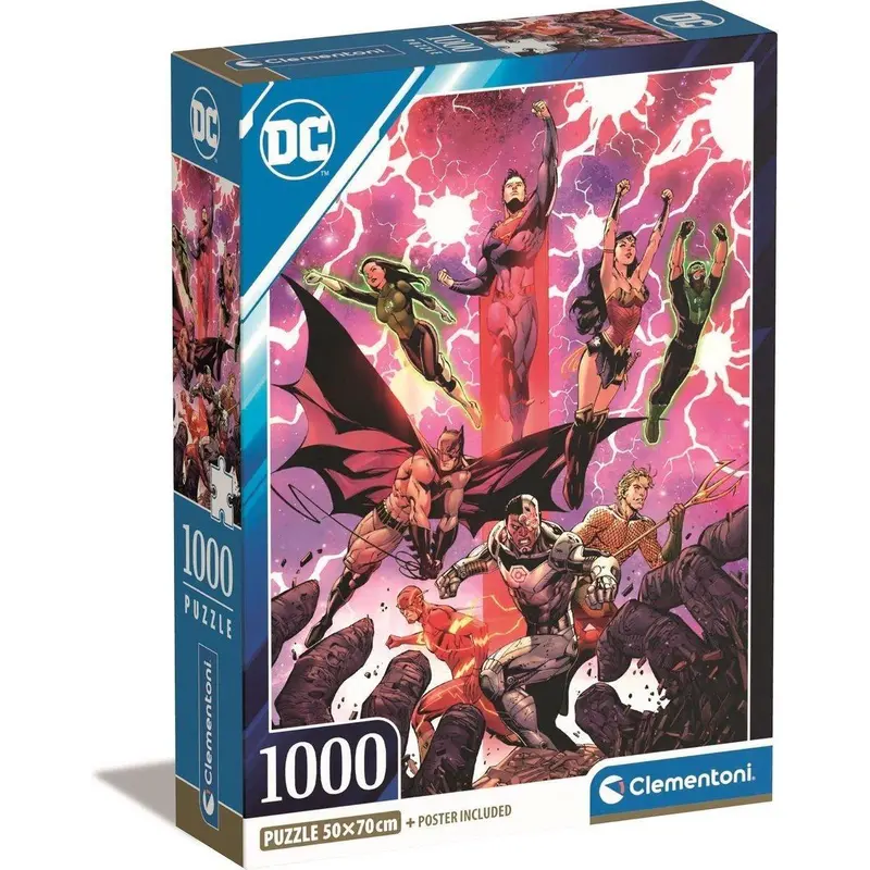 Clementoni: DC Comics - Puzzle (1000pc Jigsaw)