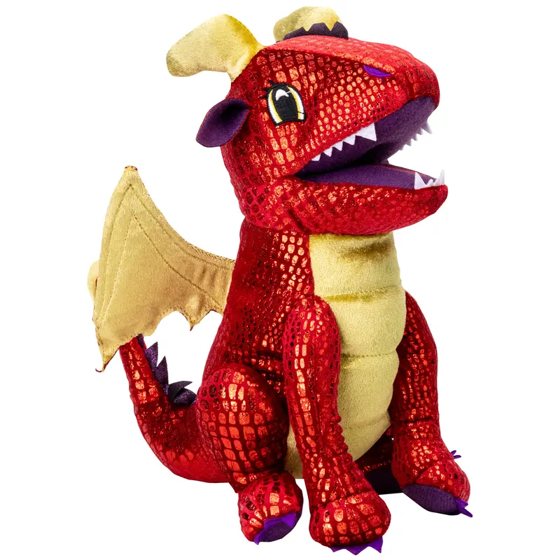 Red Dragon Plush Bag