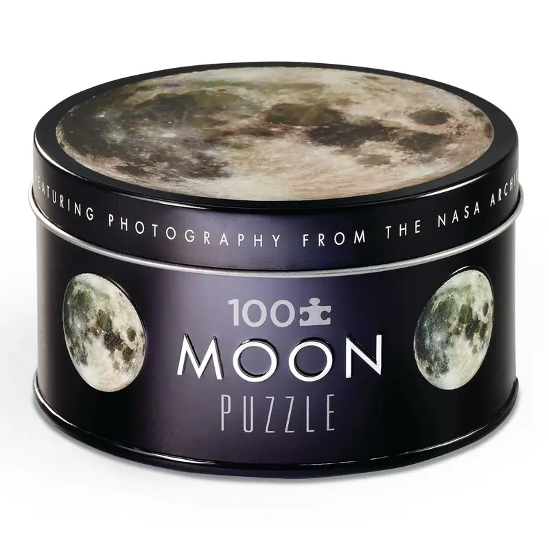 Crocodile Creek: NASA Puzzle Tin - Moon (100pc Jigsaw)