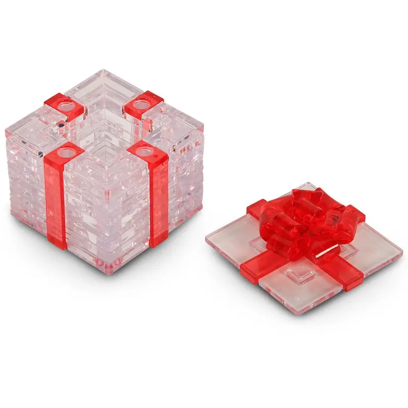 Crystal Puzzle: Gift Box with Red Ribbon (38pc)