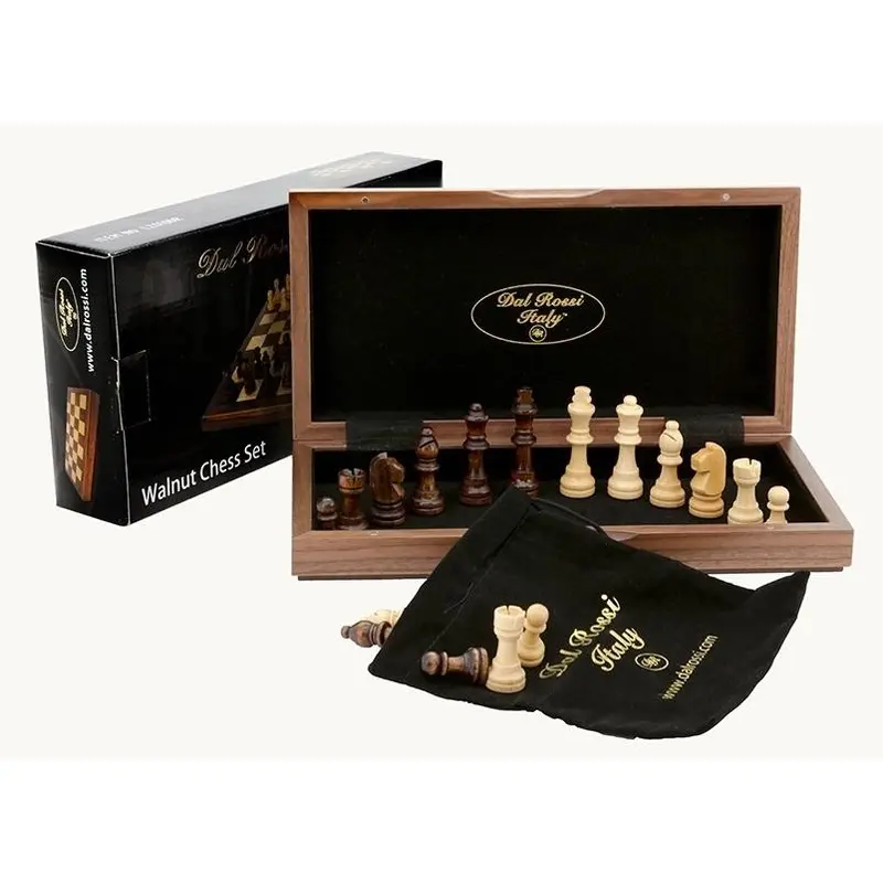 Dal Rossi: Walnut Chess Set