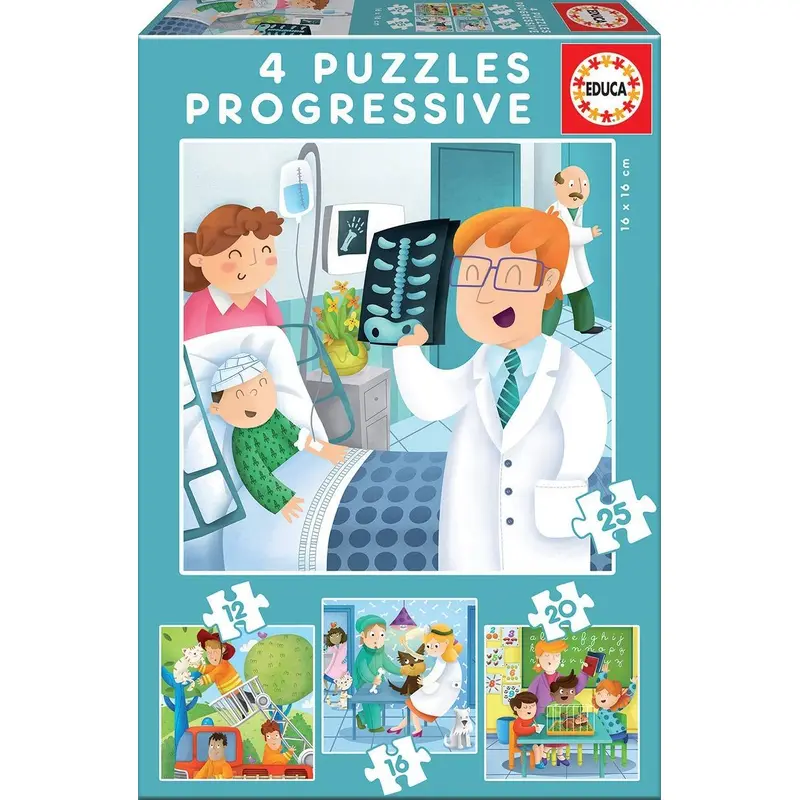 Educa: When I Grow Up I Want To Be - Puzzles (12,16,20,25pc Jigsaws)