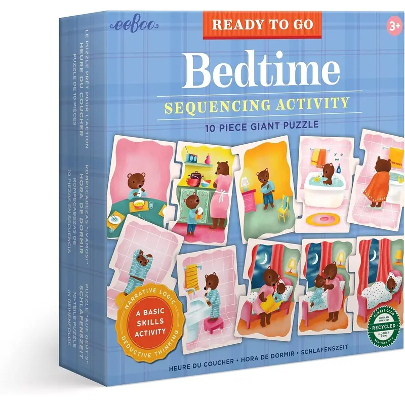 eeBoo: Ready to Go Puzzle - Bedtime