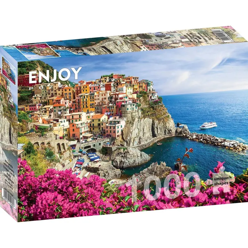 Enjoy Puzzle: Manarola, Cinque Terre Italy (1000pc Jigsaw)