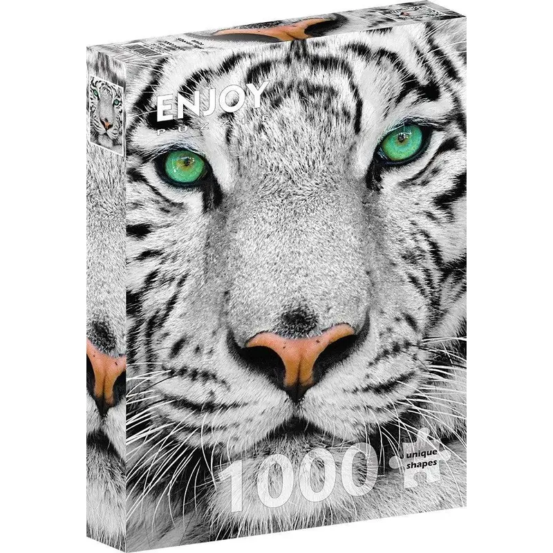 Enjoy Puzzle: White Siberian Tiger (1000pc Jigsaw)