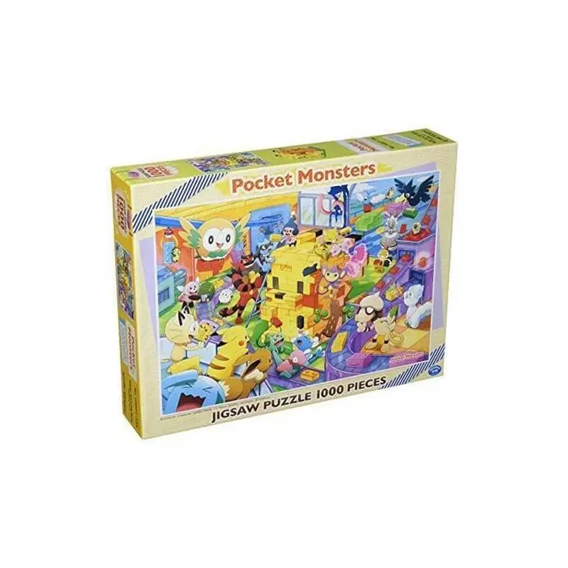 Ensky Puzzle: Pokemon Let's Make It Together Pikachu Blocks Puzzle (1000pc Jigsaw)