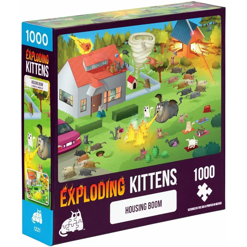 Exploding Kittens: Housing Boom (1000pc Jigsaw)