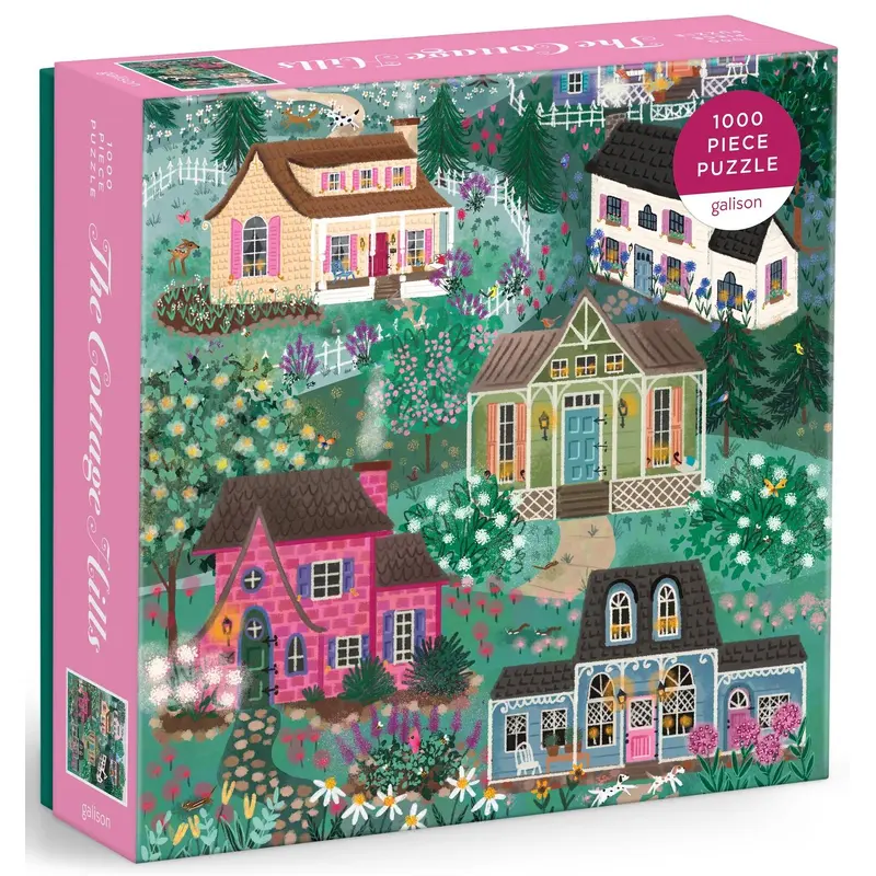 Galison: The Cottage Hills - 1000 Piece Puzzle