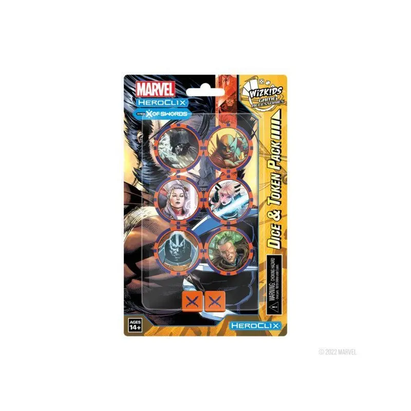 HeroClix X-Men X of Swords Dice & Token Pack