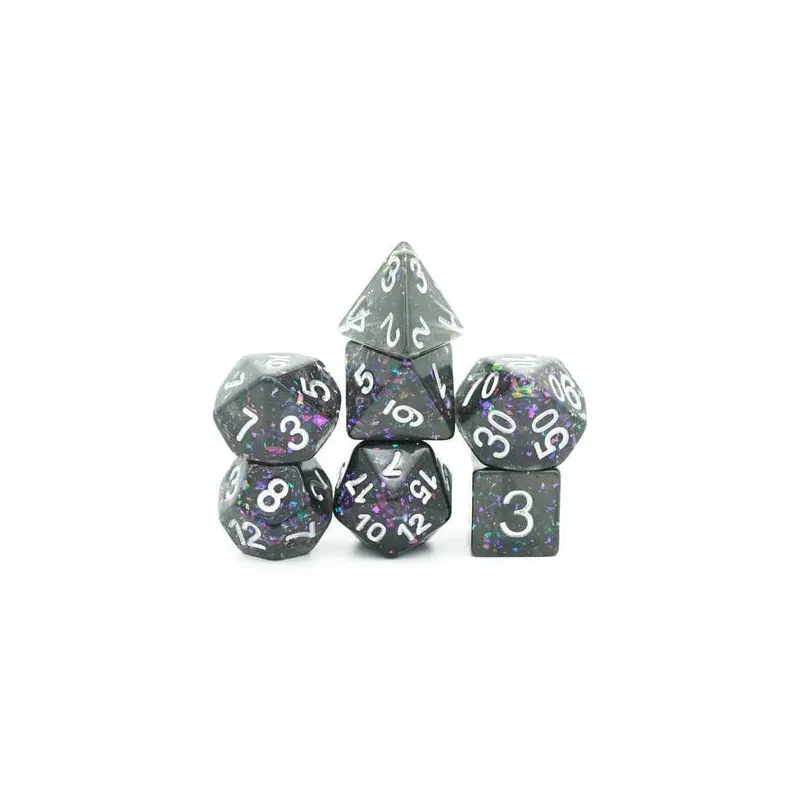 Foam Brain Games 7ct Polyhedral Dice Set Abyss