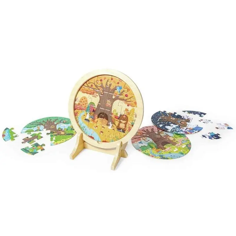Hape: 4-Seasons Layer - 60pc Puzzle