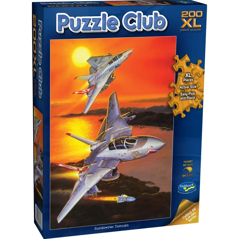 Holdson: Puzzle Club 200 XL Piece Jigsaw Puzzle - Sundowner Tomcats