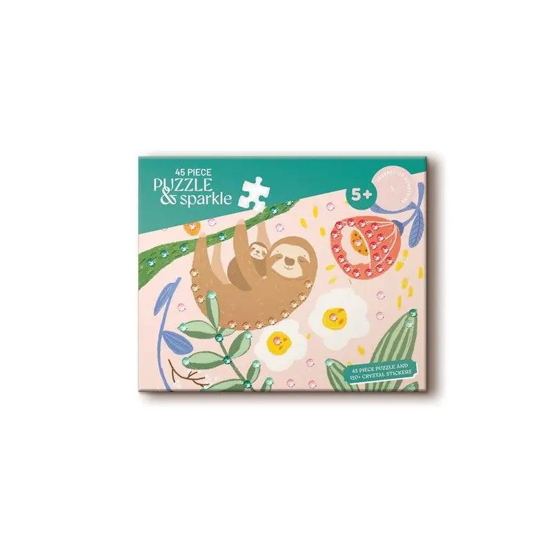 Journey of Something: Sloth - Crystal Sticker Puzzle (45pc Jigsaw)