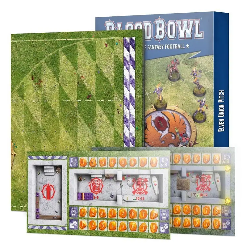 Blood Bowl Elven Union Pitch & Dugout