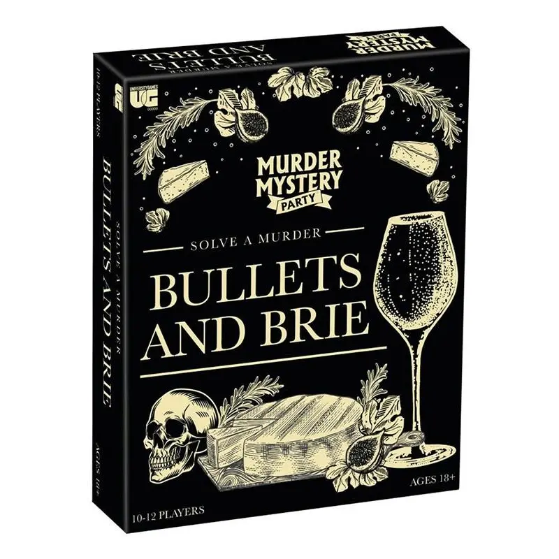 Murder Mystery Party: Solve a Murder Game - Bullets and Brie