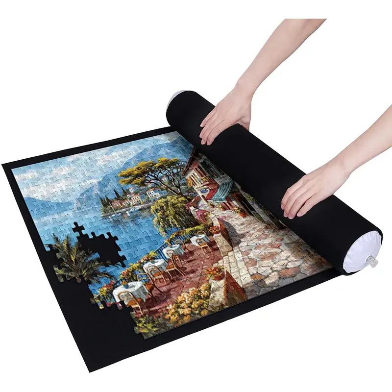 Puzzle Mat Roll for 500-1500 Pieces - Black