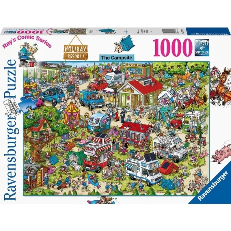 Ravensburger: Holiday Park - The Campsite Puzzle (1000pc Jigsaw)