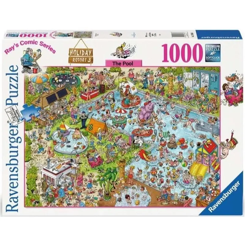 Ravensburger: Holiday Resort - The Pool Puzzle (1000pc Jigsaw)