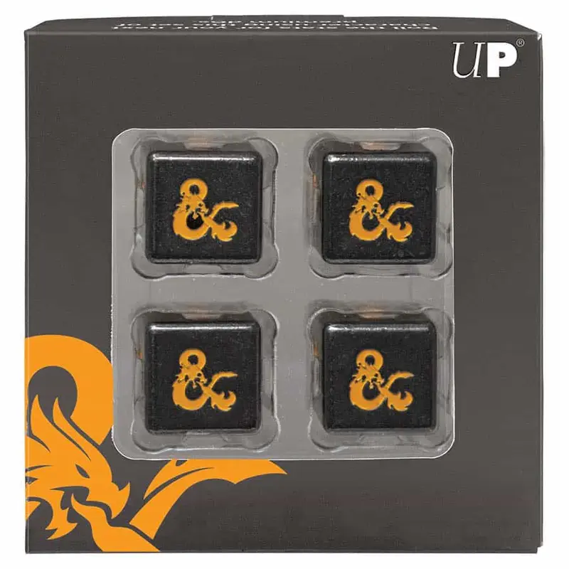 19410 D&D 4d6 Heavy Metal Dice