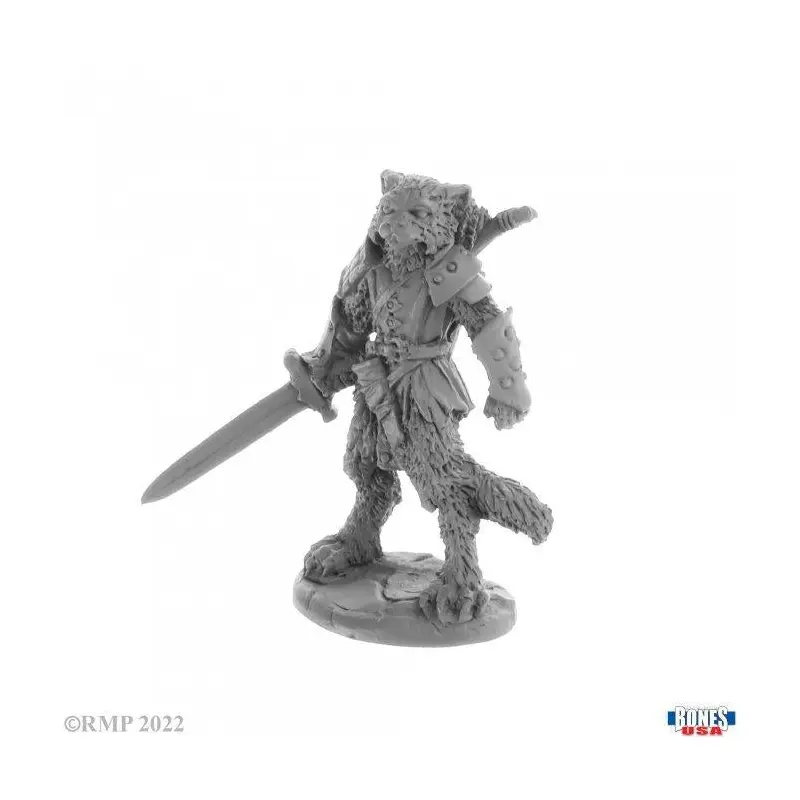 Reaper: Bones USA - Catfolk Fighter, Mal