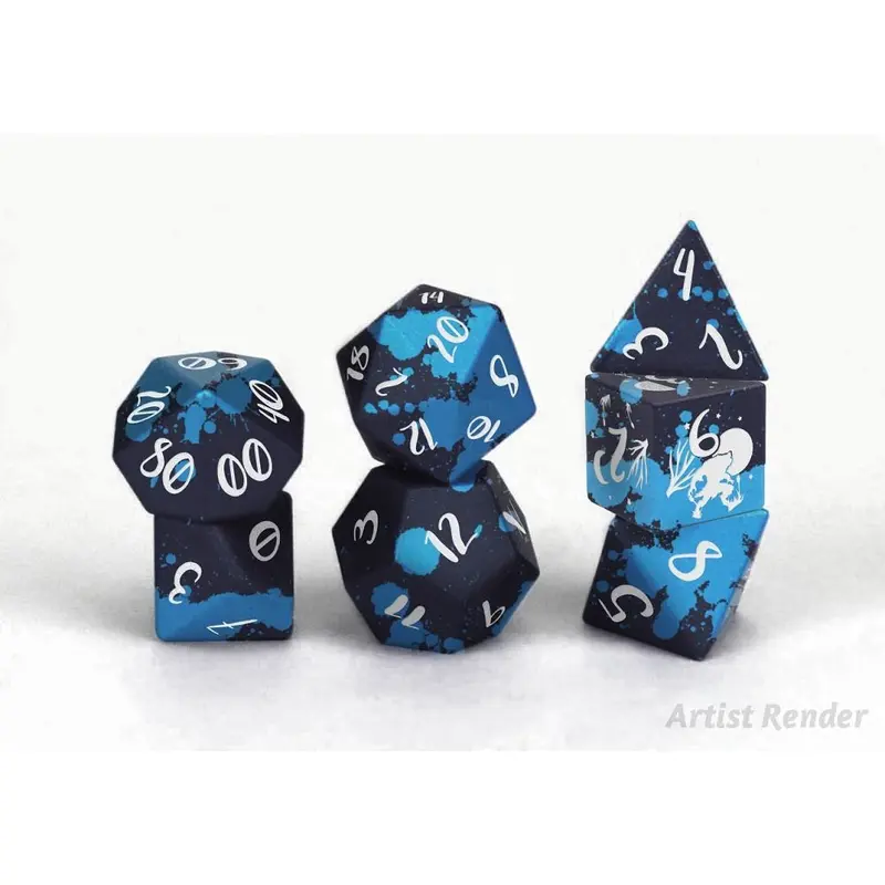7ct Werewolf Aluminum Dice