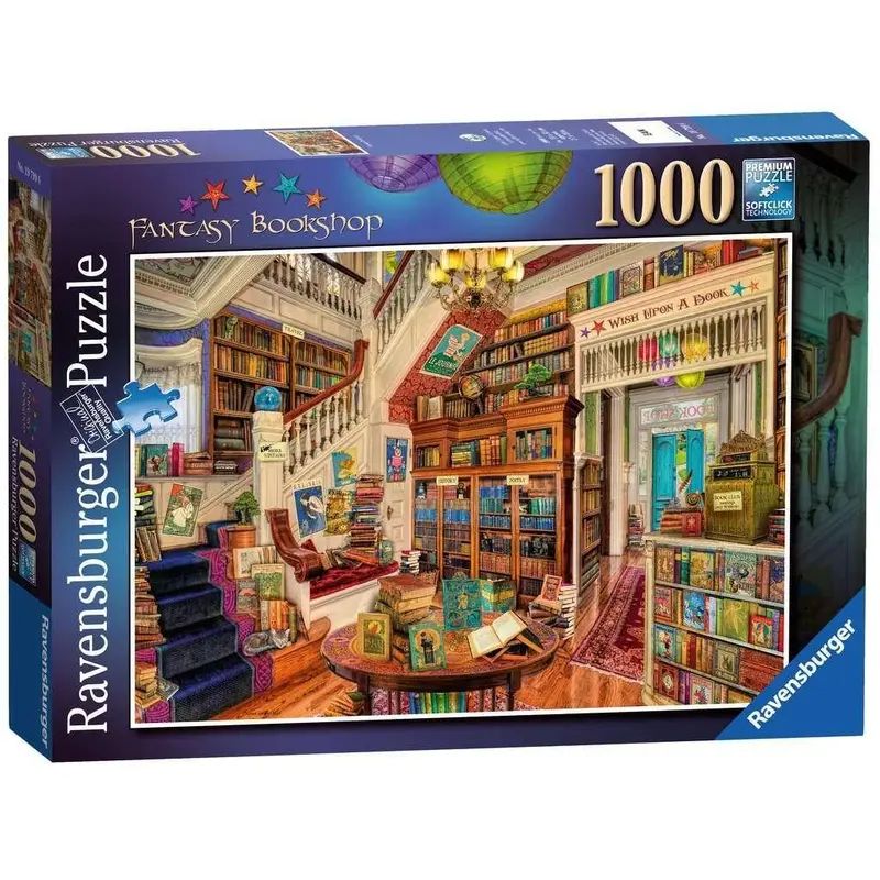 Ravensburger: The Fantasy Bookshop (1000pc Jigsaw)