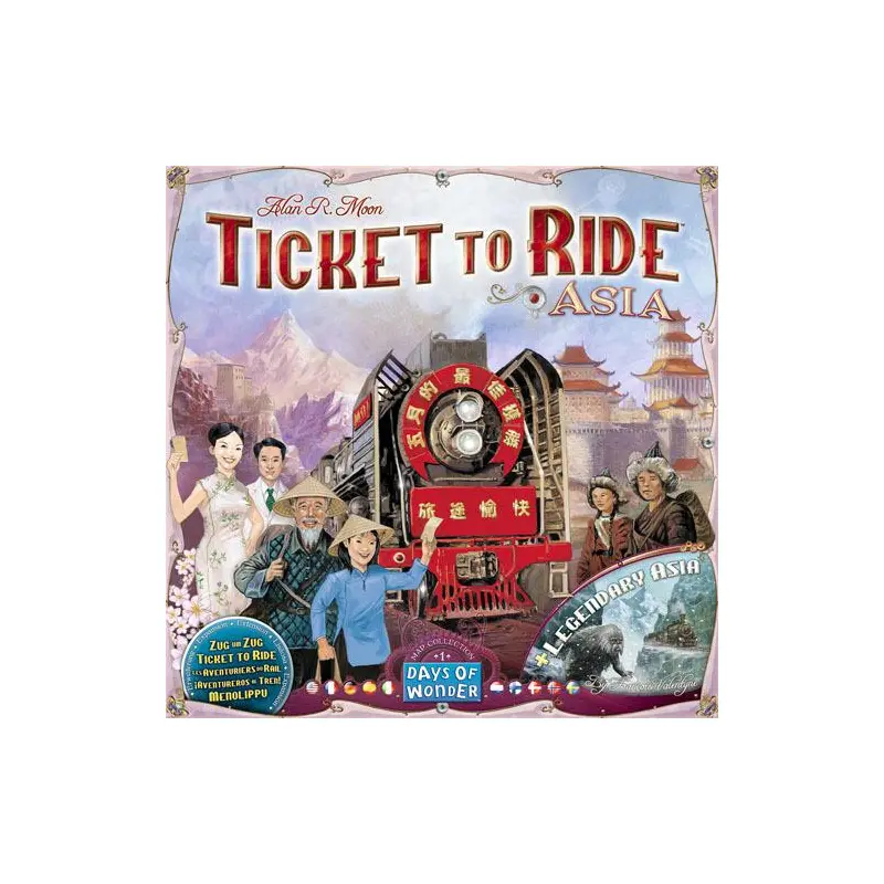 Ticket to Ride: Asia & Legendary Asia (Expansion Maps)