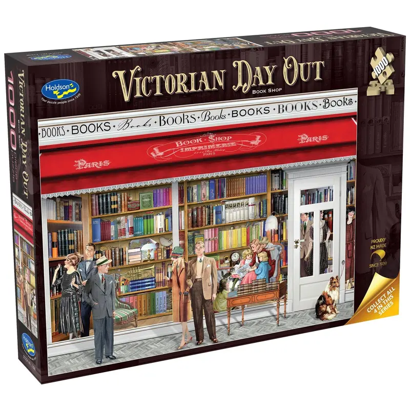 Victorian Day Out: Book Shop - Puzzle (1000pc Jigsaw)