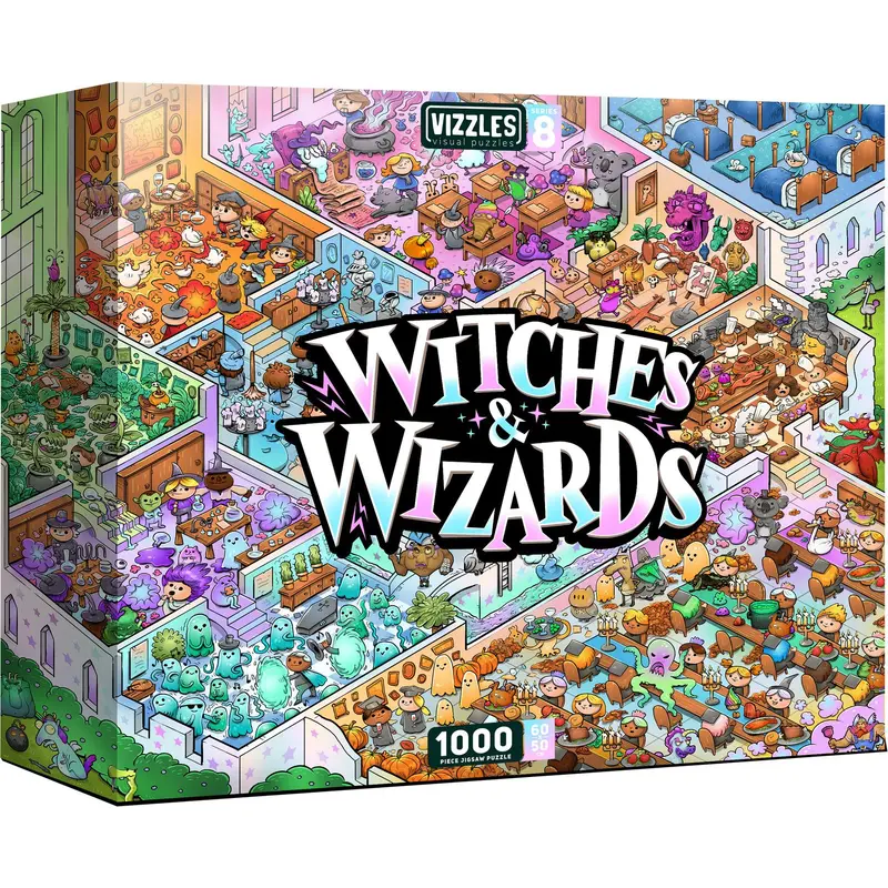 Vizzles: Witches and Wizards Puzzle (1000pc Jigsaw)