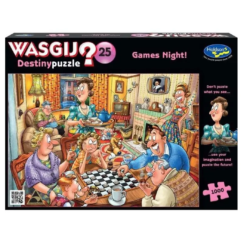 Wasgij? Destiny #25: Games Night (1000pc Jigsaw)