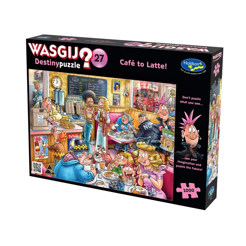 Wasgij Destiny #27: Cafe to Latte Puzzle (1000pc Jigsaw)