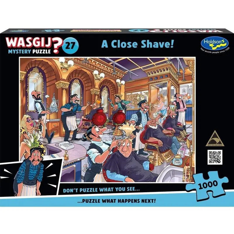 Wasgij Mystery #27: A Close Shave (1000pc Jigsaw)