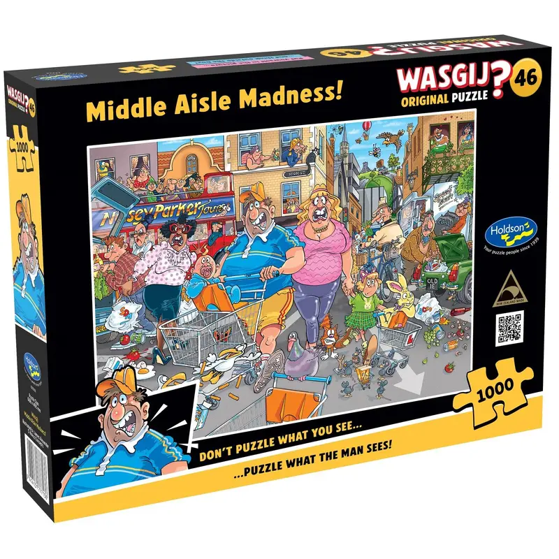 Wasgij Original #46: Middle Aisle Madness - Puzzle (1000pc Jigsaw)