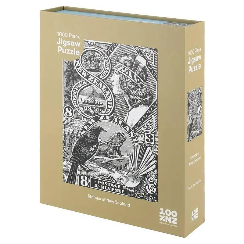 100%NZ: Stamps of New Zealand Puzzle (1000pc Jigsaw)