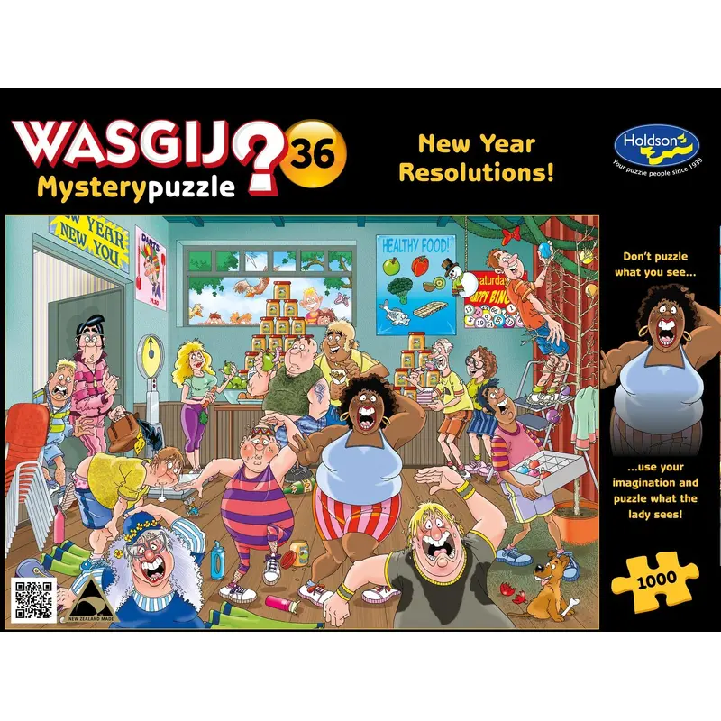 Wasgij? Original #36: New Year Resolutions! (1000pc Jigsaw)