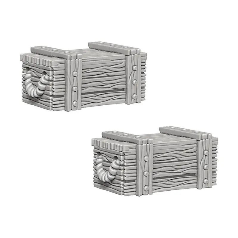 Wizkids Deep Cuts: Unpainted Miniatures - Crates