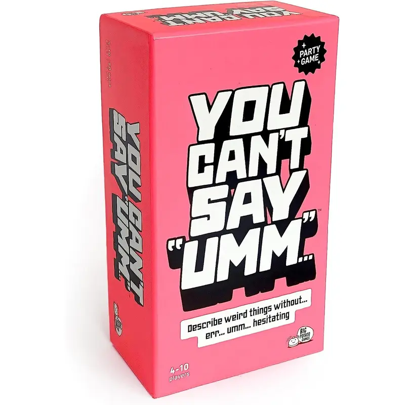 You Can't Say "Umm" (Card Game)