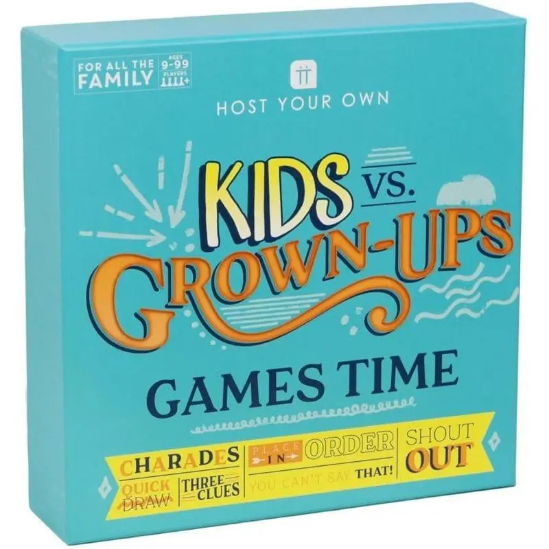 Host Your Own Kids vs Grown-up Party Board Game