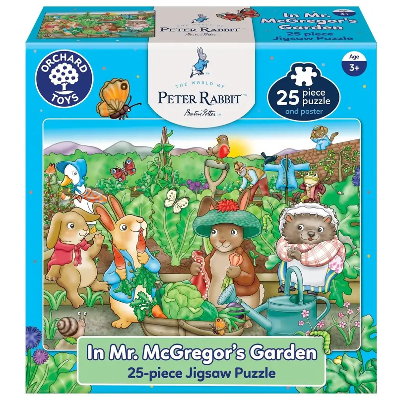 Orchard: Peter Rabbit - Mr Mcgregor's Garden (25pc Jigsaw)