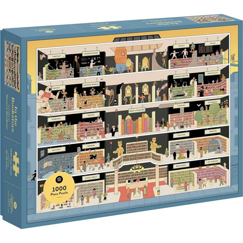 Princeton Architectural Press: In the Bookstore Puzzle (1000pc Jigsaw)